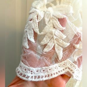 New Modest lace white dress, perfect for any event. Very elegant. Soft material